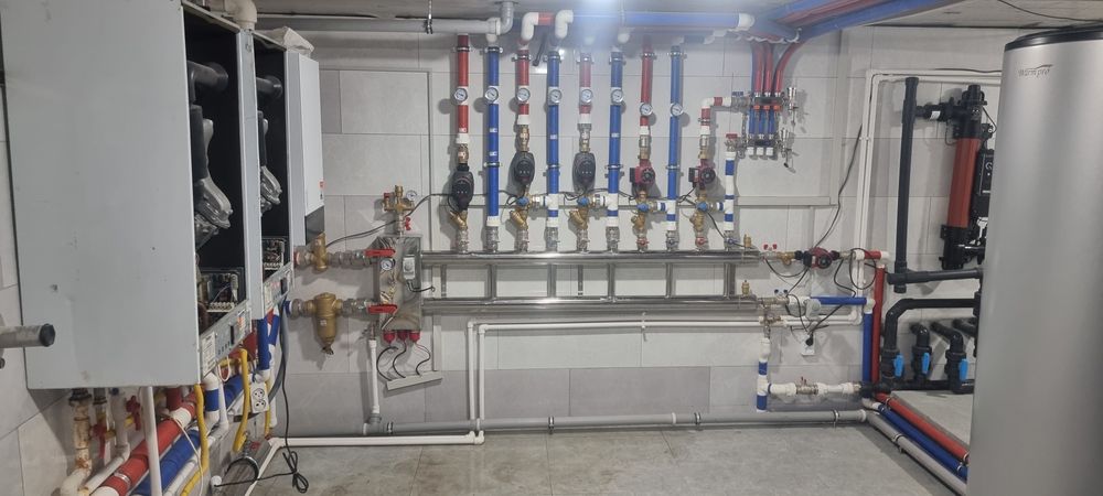 Отопление и потключение горячей воды