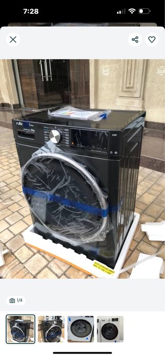 Avtomat kir yuvish mashinasi 6.7.8.9 kg OPTOM