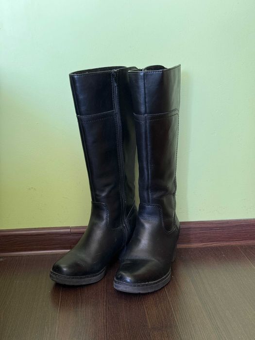 Дамски ботуши от естествена кожа