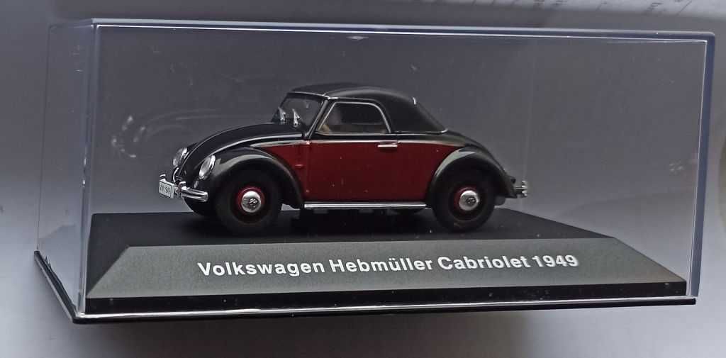 Macheta VW Hebmuller Cabriolet 1949 (Type 14A)- Altaya 1/43 Volkswagen