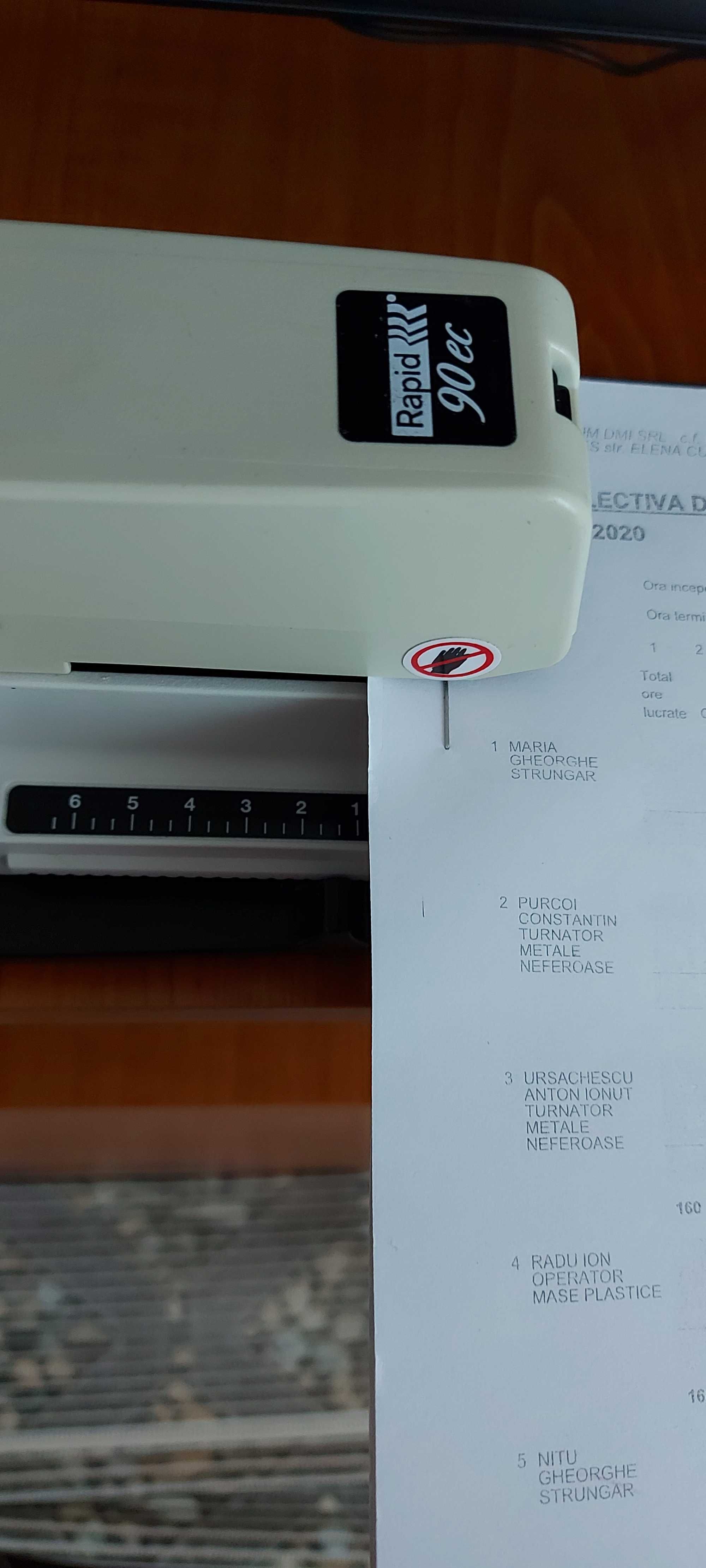 Capsator electric automat de birou, made in Suedia, RAPID 90 ec