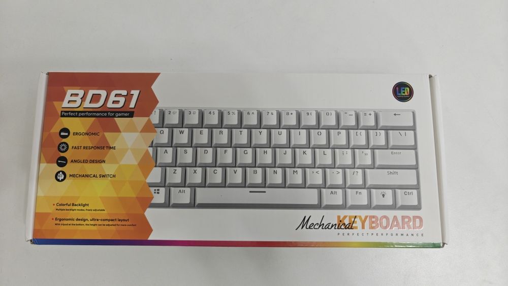 Tastatura Mecanica 61 Taste - Switch-uri Maro