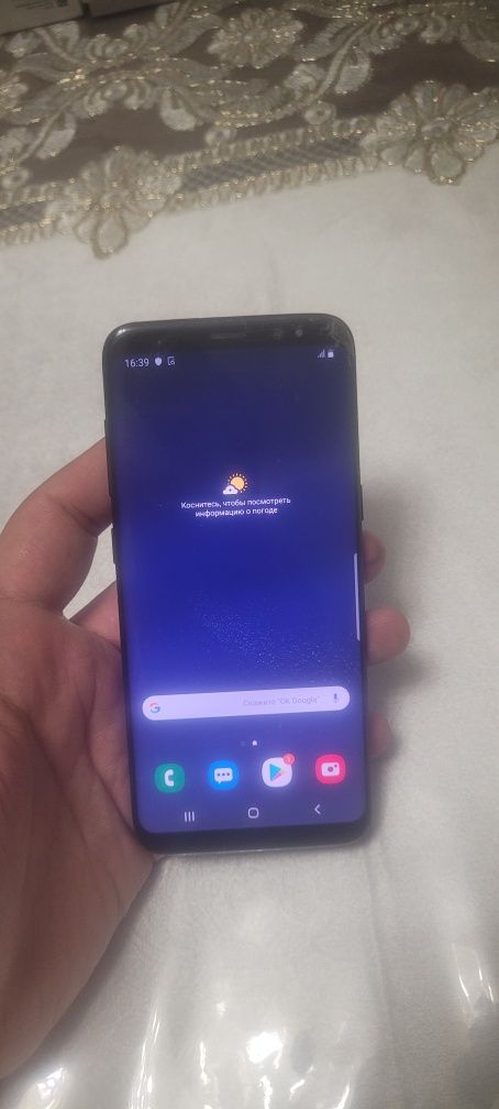 Samsung Galaxy S8 4/64GB Black Original Flagman Igravoy Yaxshi Holati