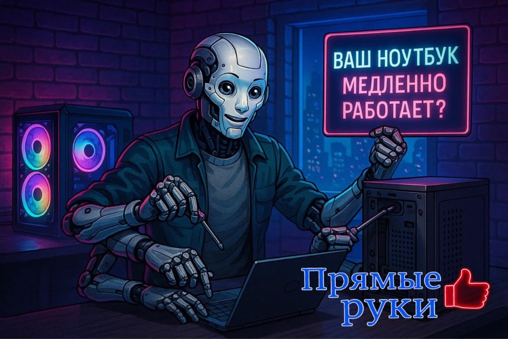 Прямые руки ! Ремонт компьютеров, ноутбуков и принтеров