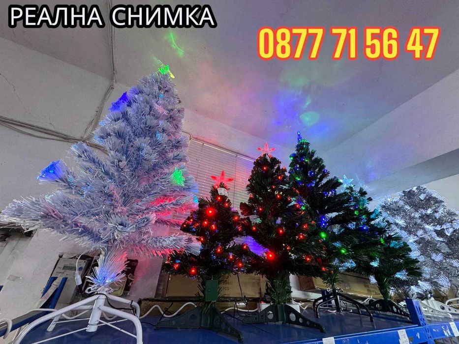 Светеща Елха Светещи Елхи LED лампи, микро-оптично осветление елхички