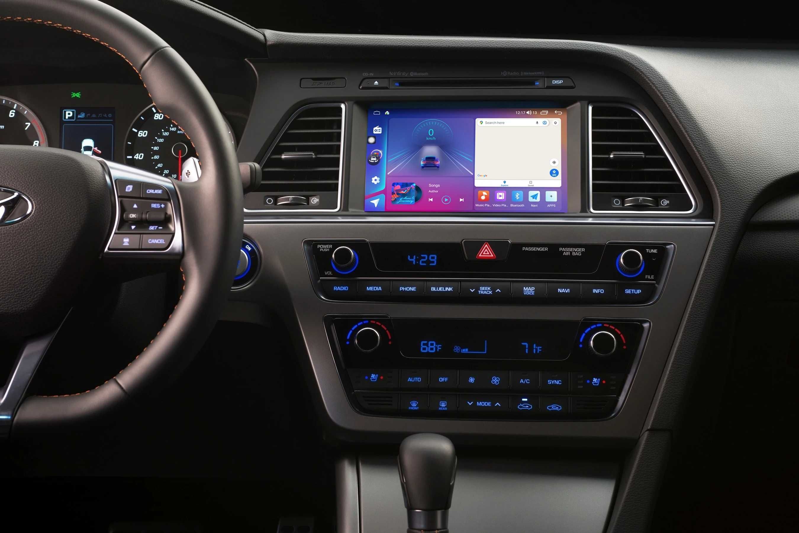 Hyundai Sonata 2015- 2017, Android Mултимедия/Навигация