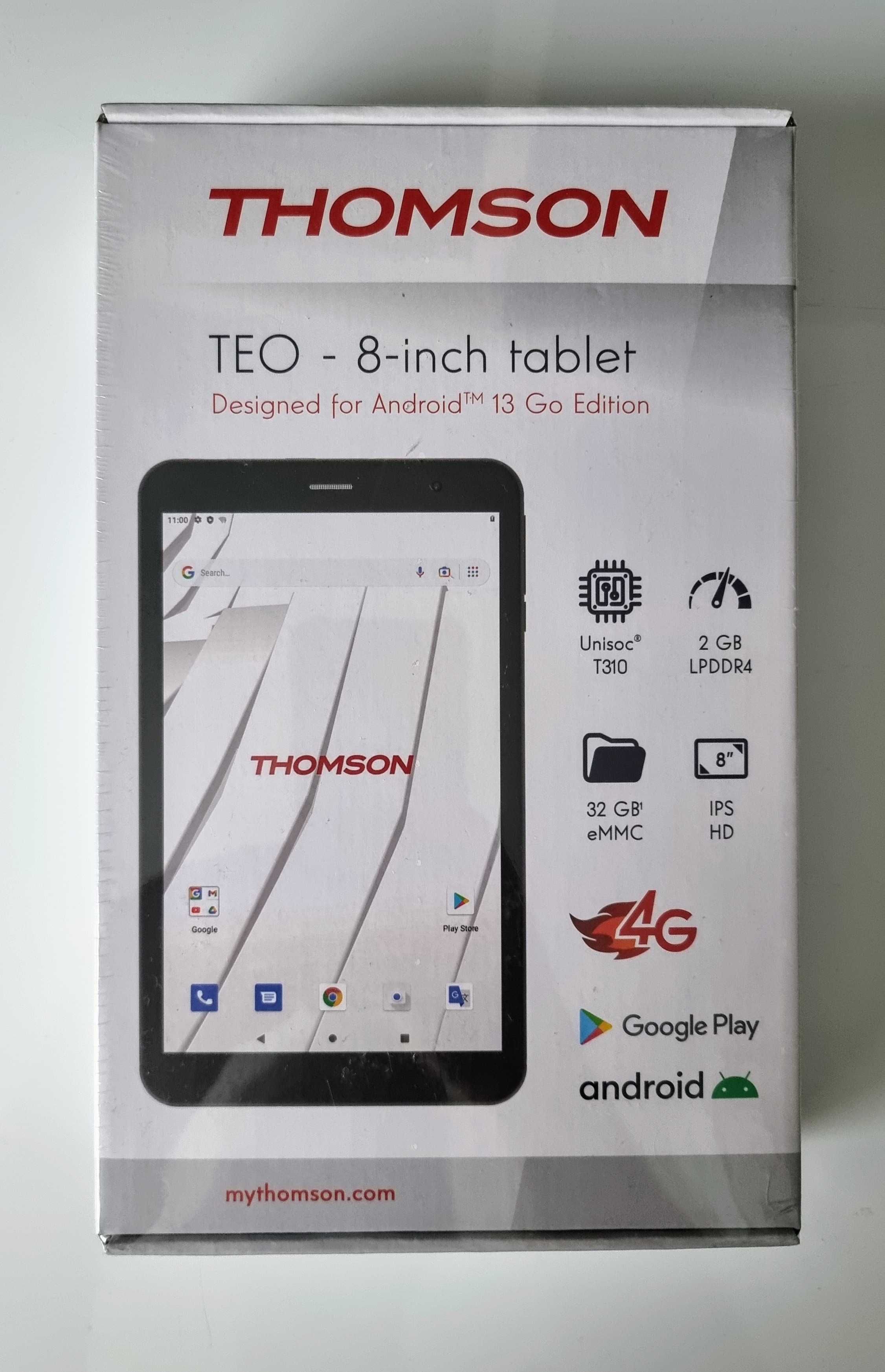 Tableta THOMSON 4G. Android 13 Go. 8 inch HD. 2GB Ram+32GB