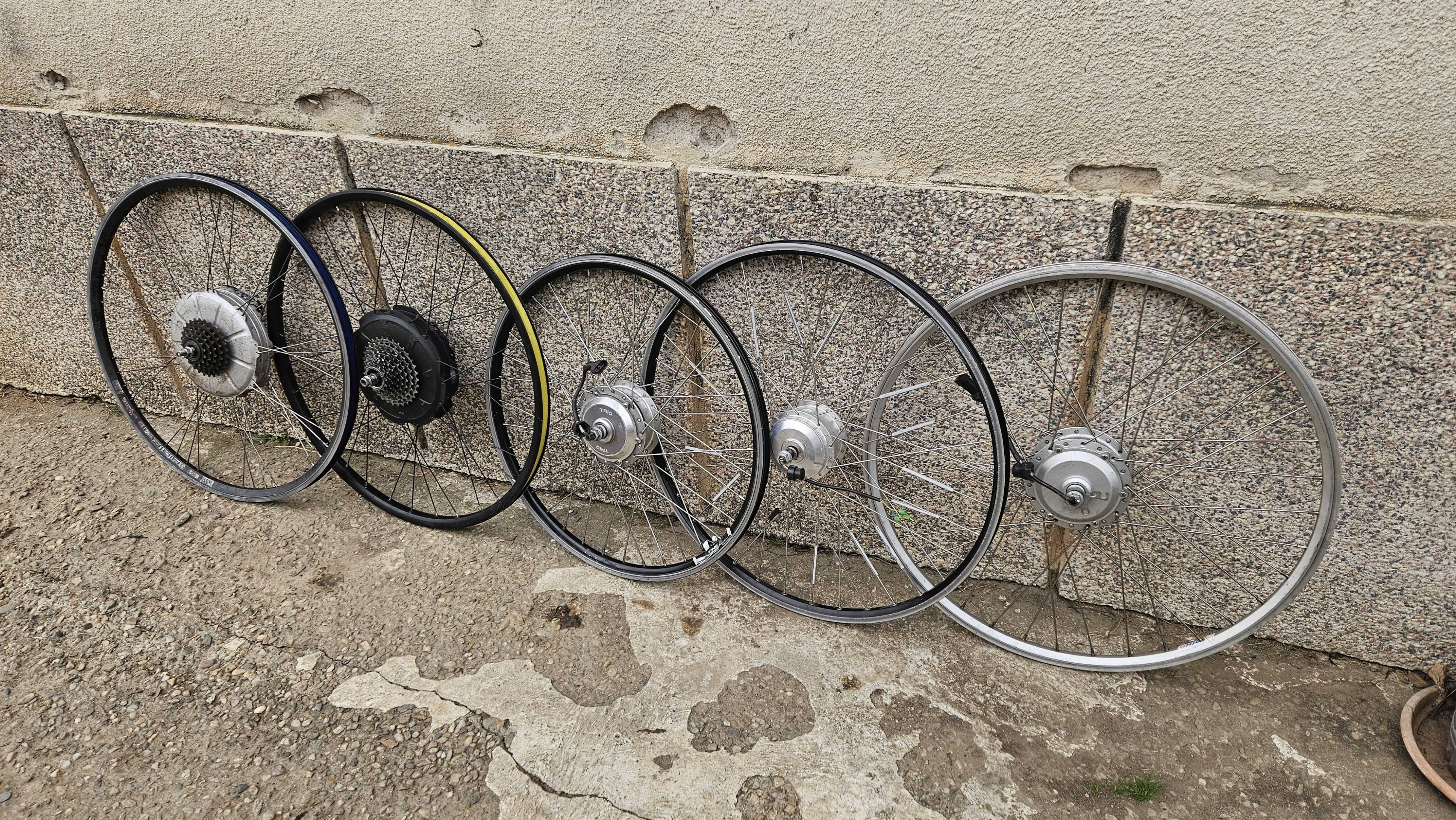 Roata bicicleta electrica fata/spate, 28er, disc frana,diverse modele