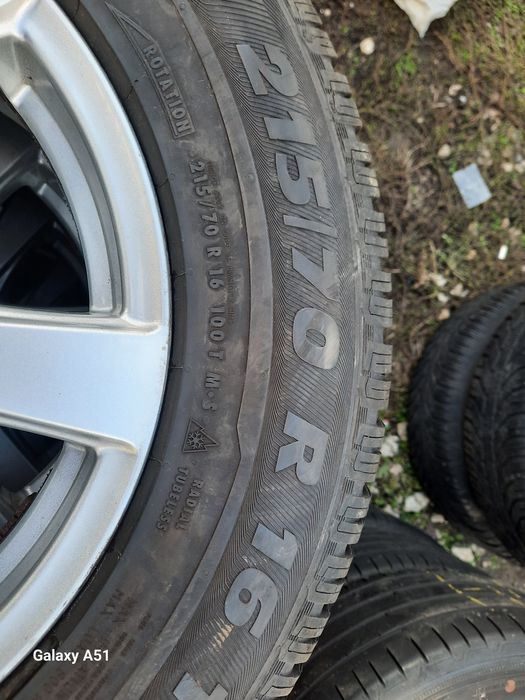 Ляти джанти с гуми зимни, 16цола, 5×114.3