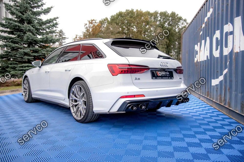 Prelungire bara spate Audi A6 C8 S-Line 2018- v5 - Maxton Design