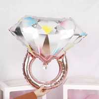 Balon: inel cu diamant rose gold 61x64 cm