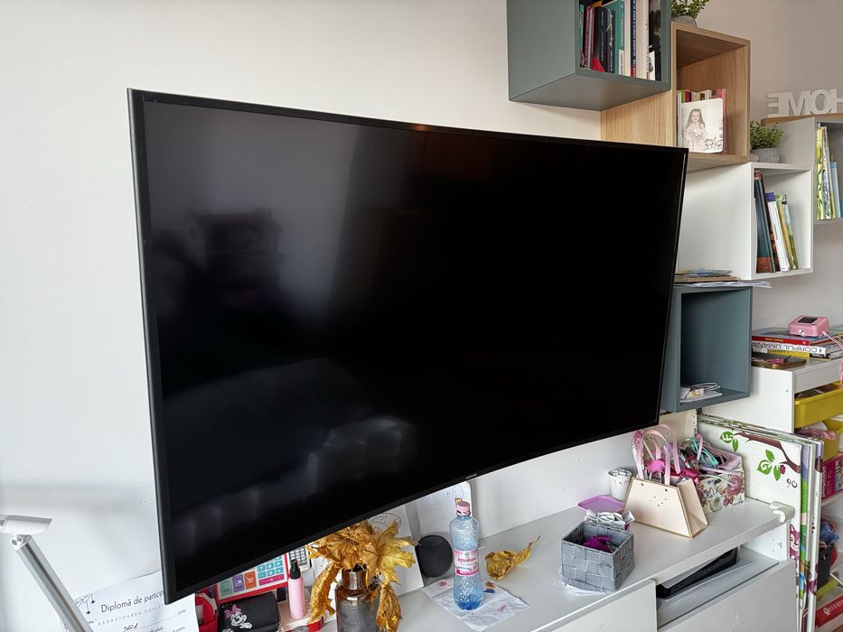 Televizor LED Curbat Smart Samsung, 138 cm, 55MU6202, 4K