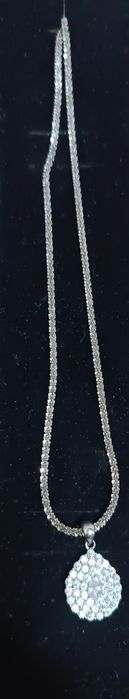 Продам серебряную цепочку с кулоном