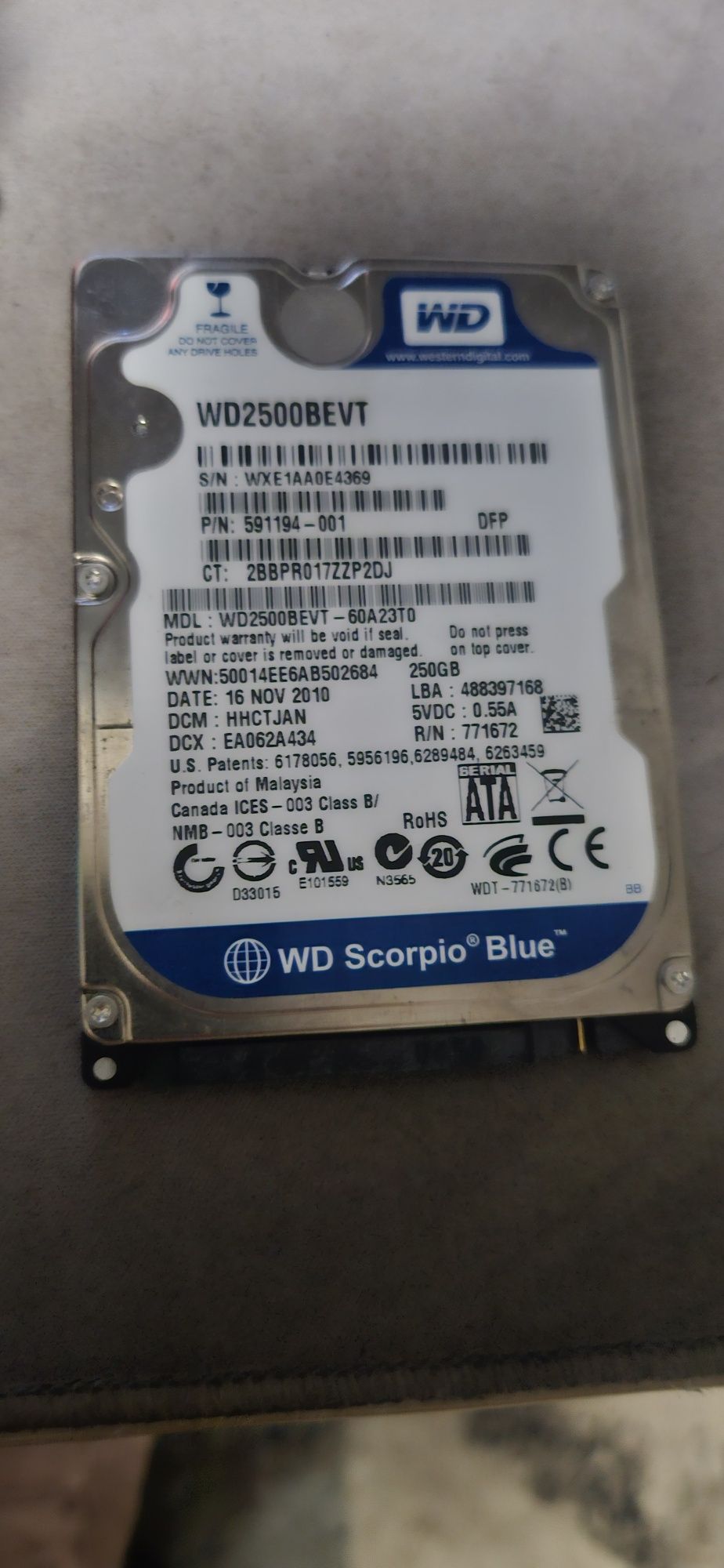 Жесткий диск HDD 2.5