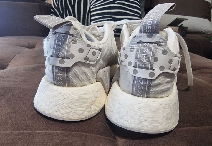 Adidas NMD R2 primeknit triple размер 41 1/3