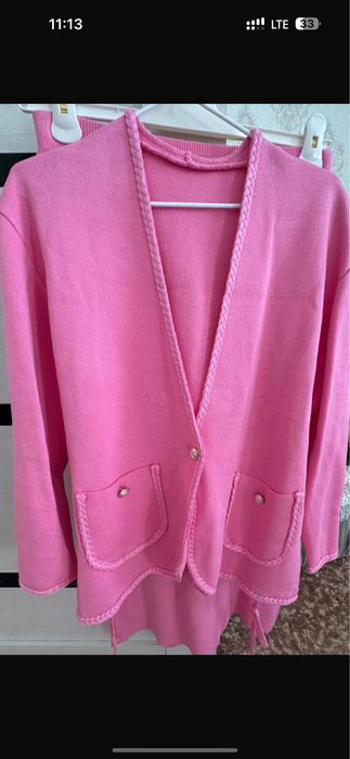 Костюм юбка  Екі рет киілген таза 48 размер