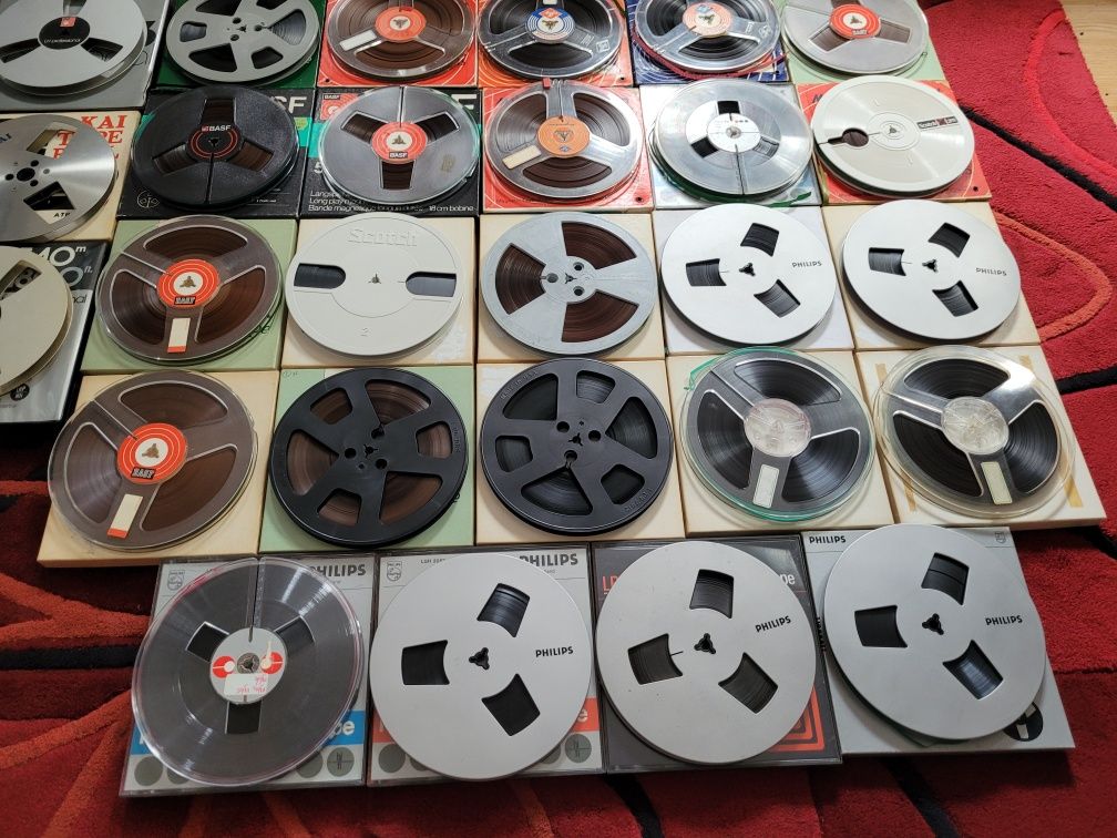 50 benzi 18 cm magnetofon