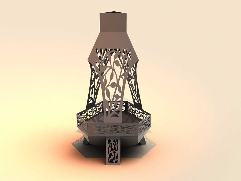 Focar gradina/FirePit Otel 3 sau 4mm - Modele Premium taiate CNC laser