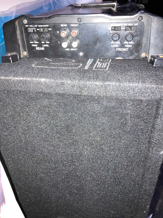 Amplificator auto + subwoofer Magnat