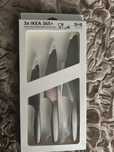 Vand Set cutite, 3 piese, gri