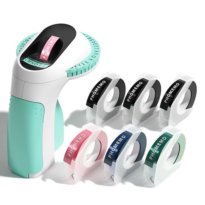 Ръчен принтер за 3D релефни етикети без мастило.