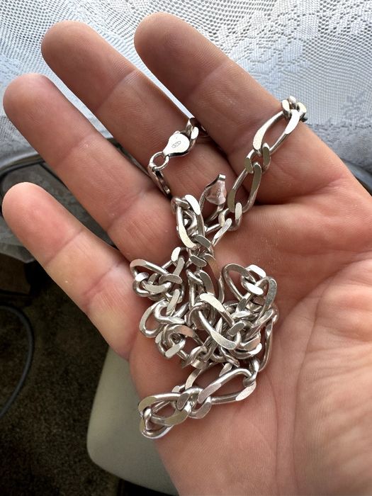 Vând Lanț Argint Bărbați Masiv