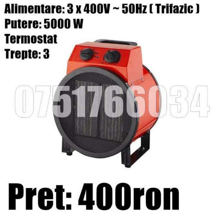 Aeroterma Radiator Suflanta Electrica Caldura Incalzire Aer Cald GPL