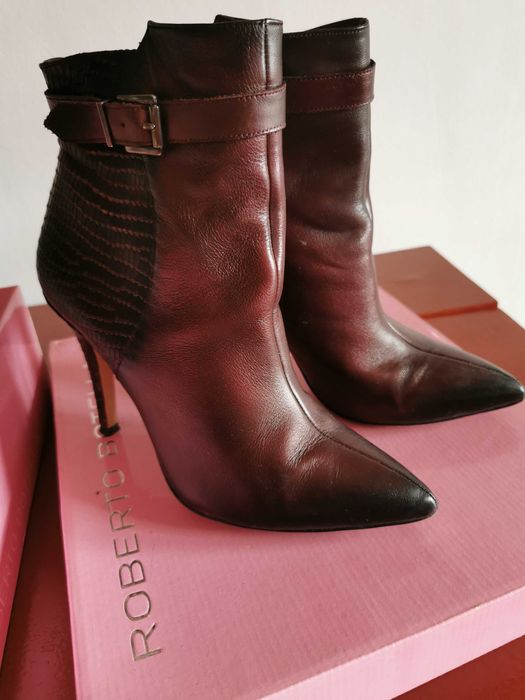 Ghete piele naturala elegante Roberto Botella