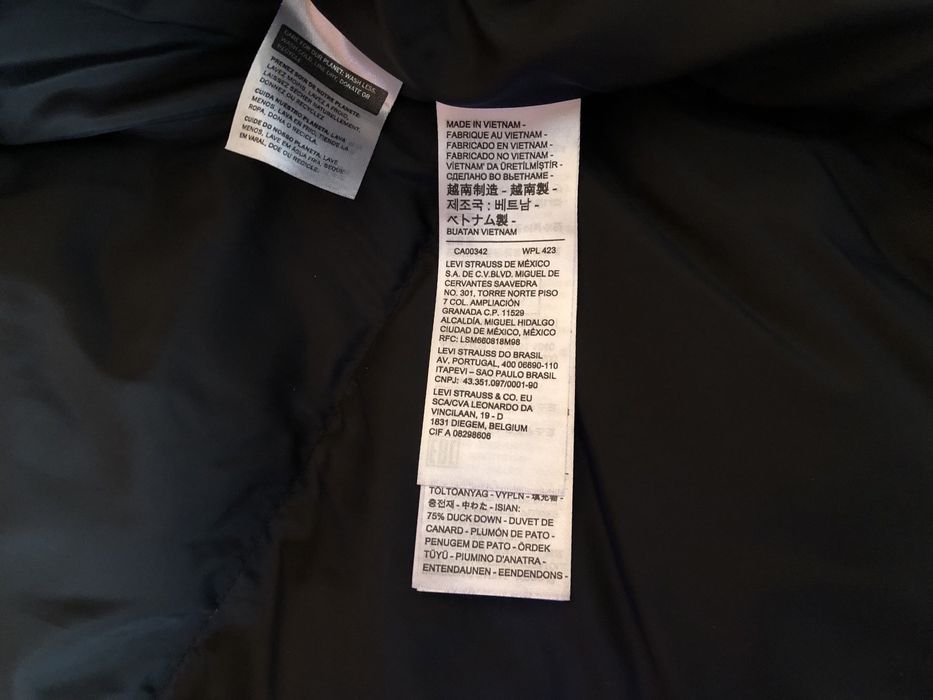 Levis/Levi's Hooded Fillmore Down Jacket мъжко пухено яке - L