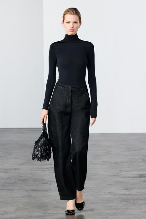 Дамски дънки тип “балон” ZARA