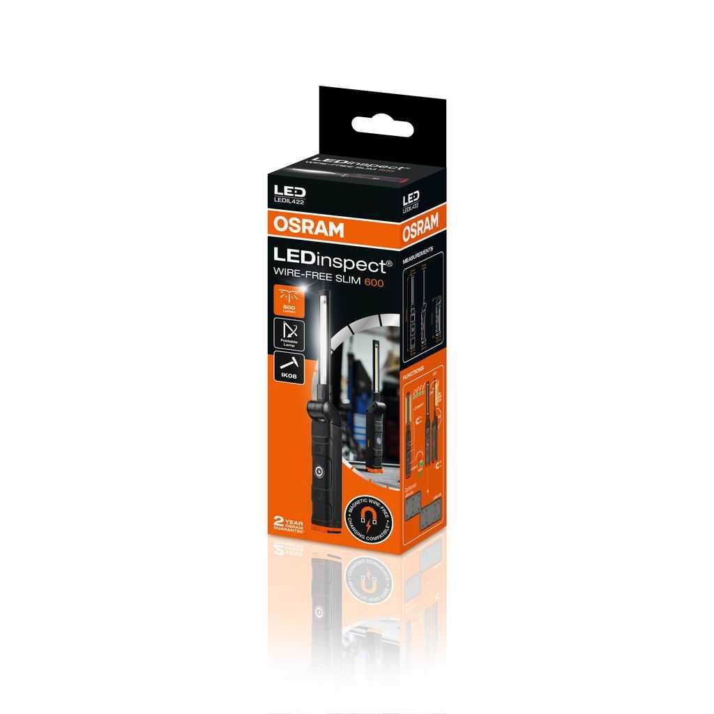 LED Фенер с безжично зареждане OSRAM LEDinspect WIRE-FREE 6W 5700K