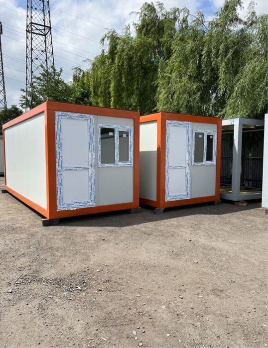 Container birou vestiar sanitar modular paza monobloc imbinate