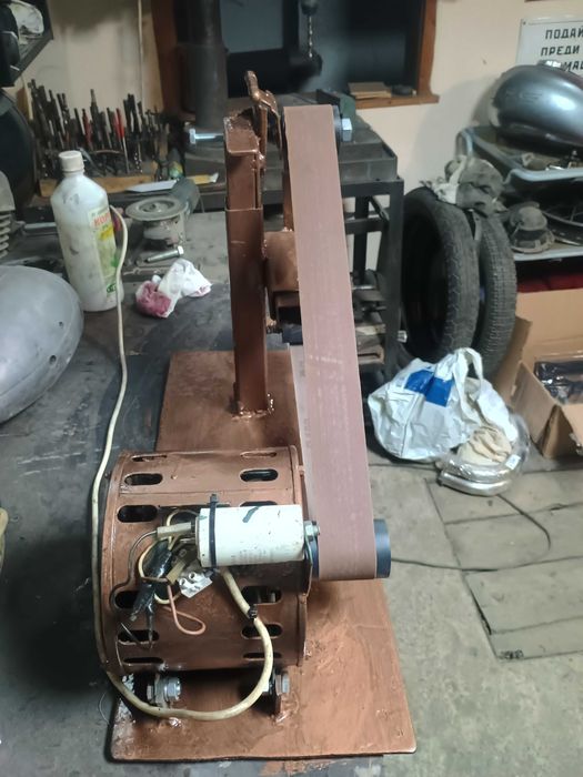 Лентов шлайф. Гриндер