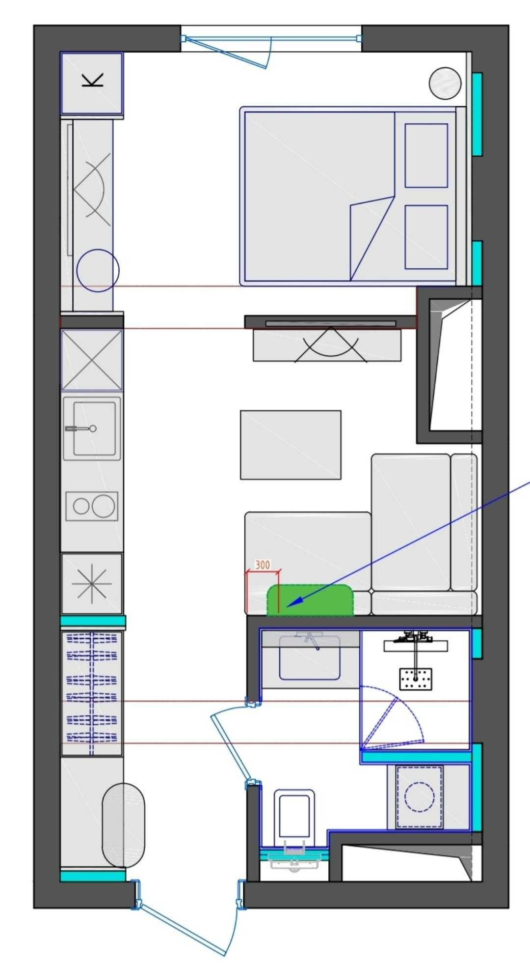 1-комнатная квартира в ЖК «Imperial Club City» ID: 3372