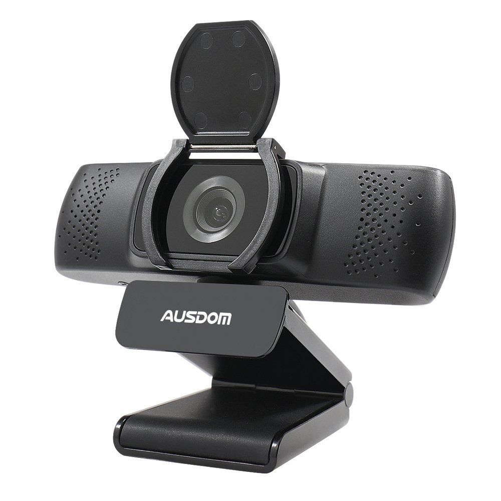 Cameră web Ausdom Full HD 1080p cu microfon pentru laptop monitor comp