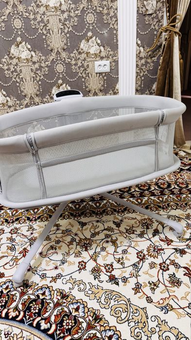 Люлька электронная + манеж, не использованная