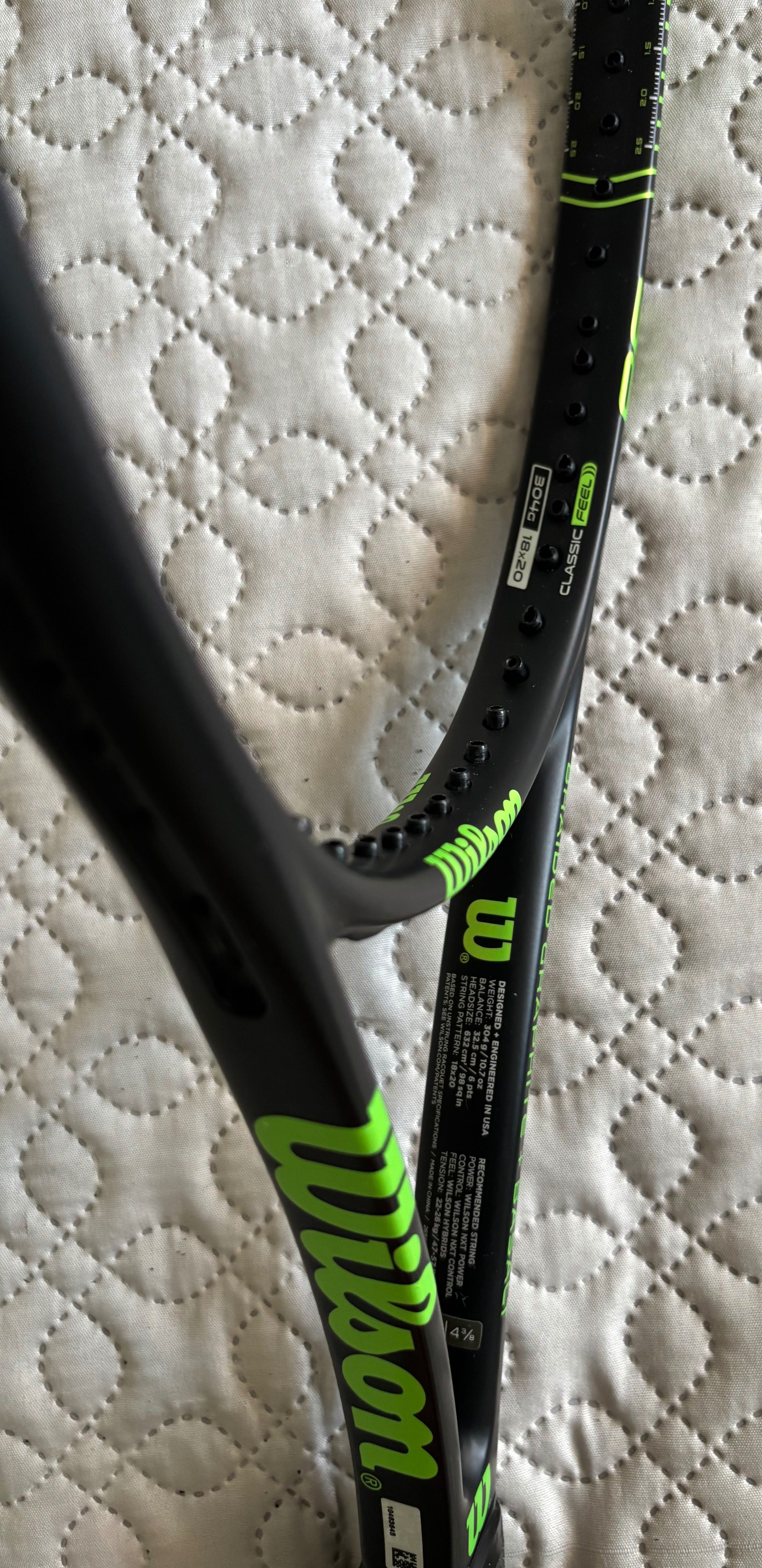 Wilson Blade 98 v5 грип Л2 и Л3 тенис ракета