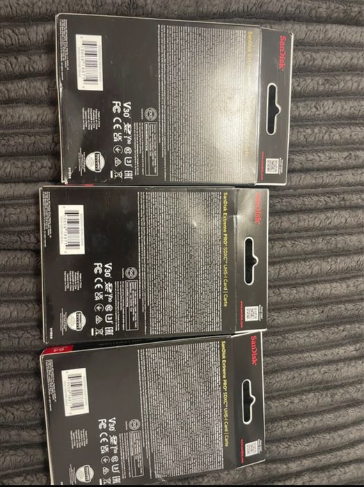 card SanDisk extreme pro 64gb 200mb/s uhs-i V30 4K – nou sigilat