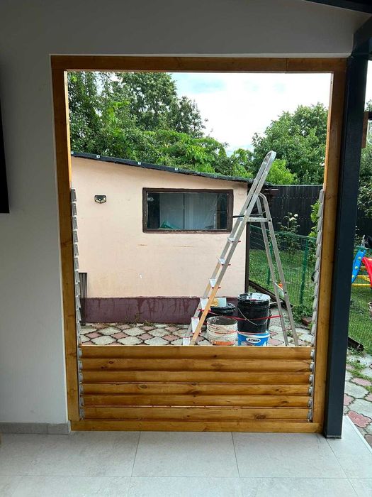 150 cm - Glisiere Din Aluminiu ptr Jaluzele De Terasa - producator