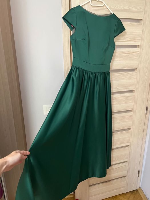 Rochie verde pana la glezne