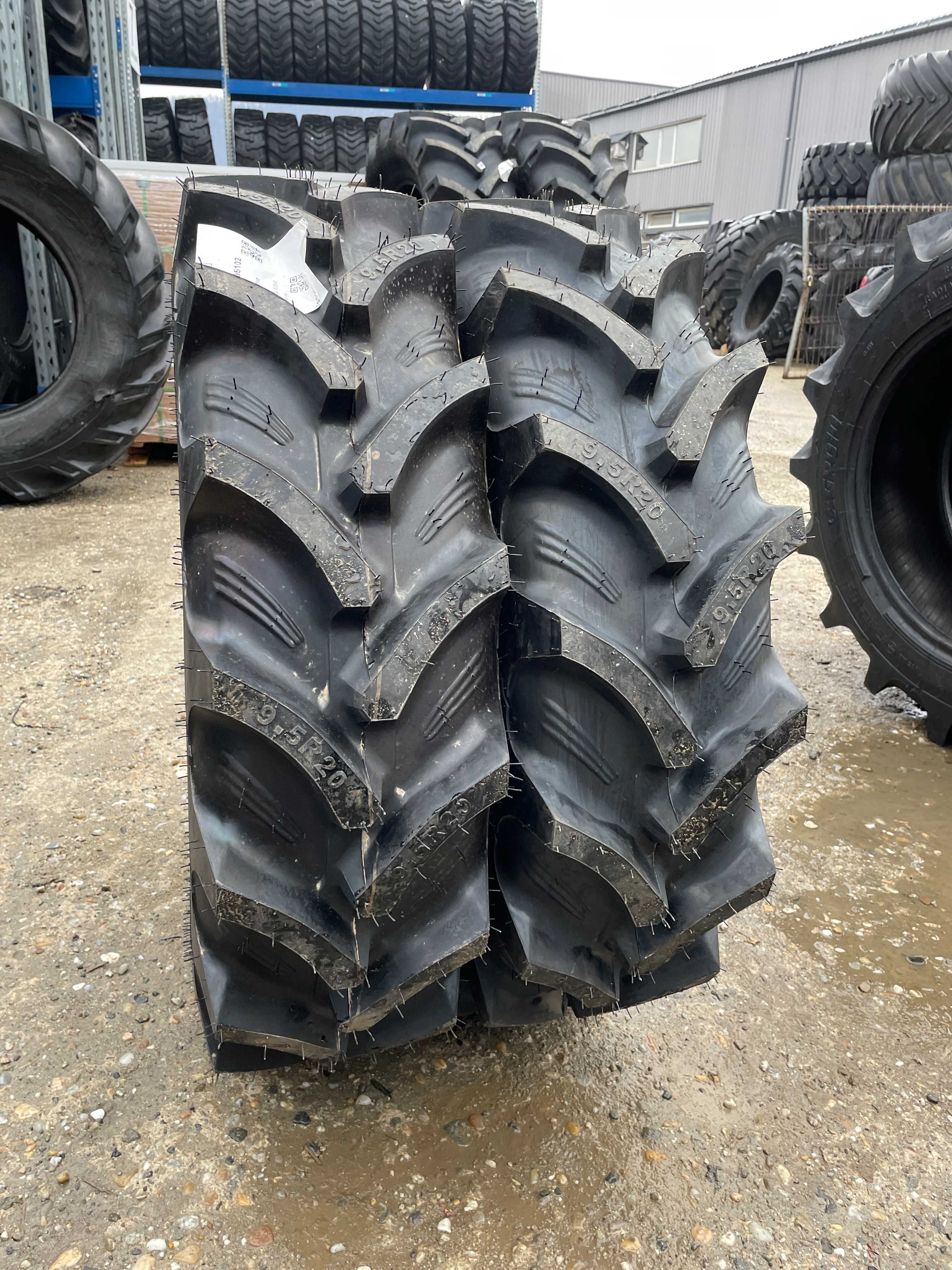 Cauciucuri noi 9.5R20 pentru tractor fata marca OZKA