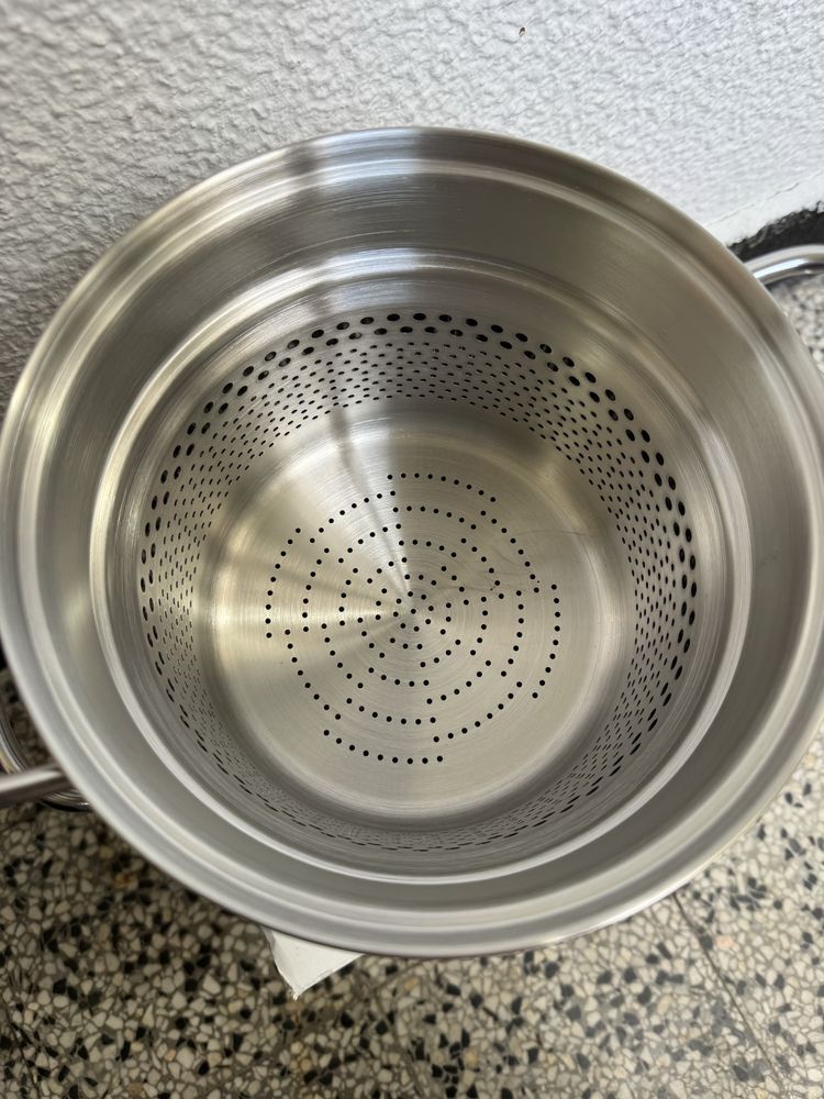 Тенджера за Паста Barazzoni Cuoci e Vedi Cuocipasta 18/10, 3.1L, ø18cm