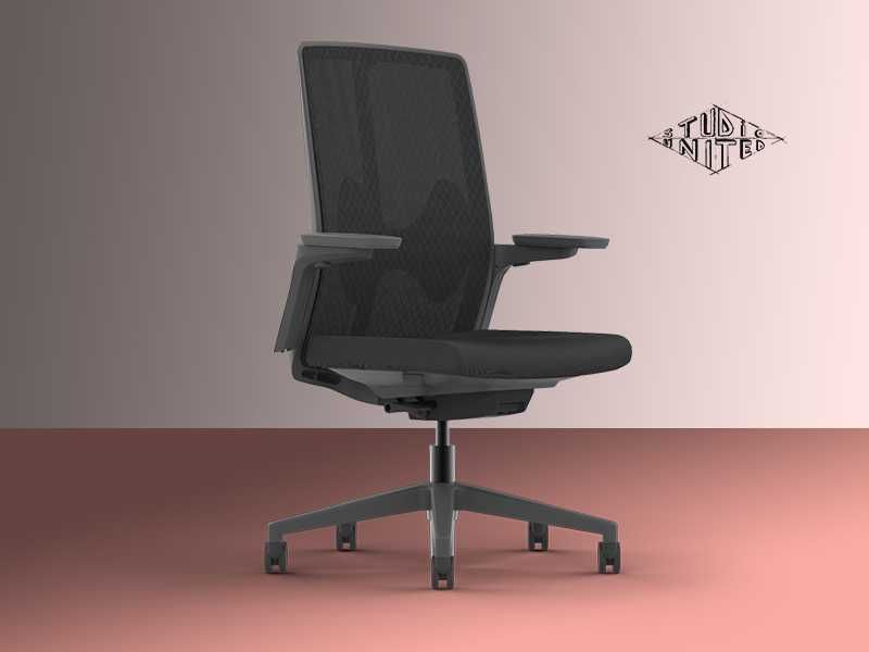 Scaun de birou ergonomic Goodtone Butterfly Black