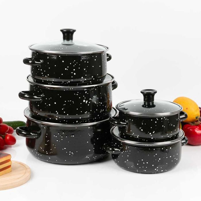 Комплект от 5 броя тенджери за домашна и професионална употреба