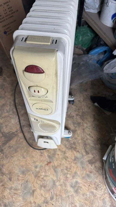 Обогреватель в рабочем сост