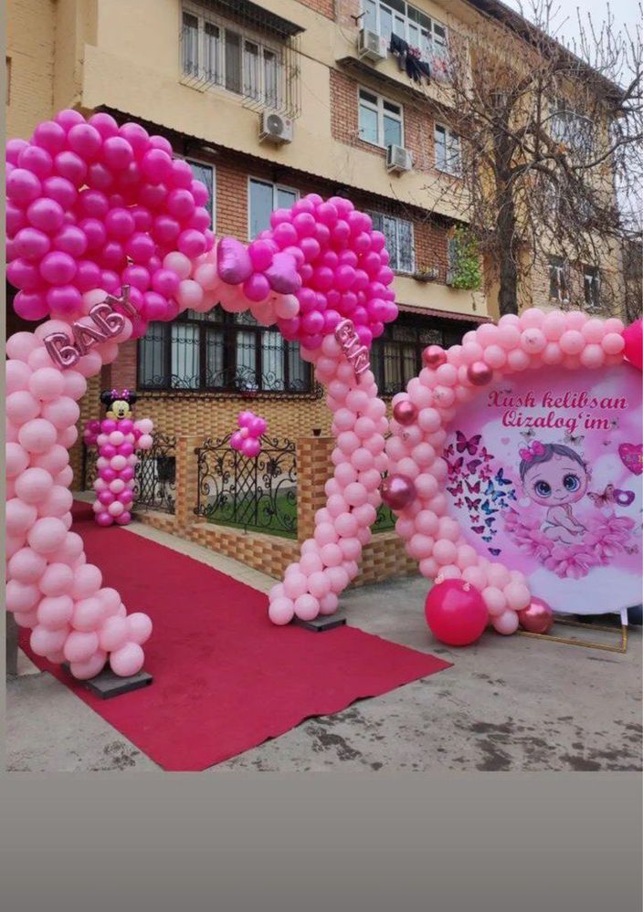 Afarmlena xizmati,Afarmleniya,oformleniya,Оформление шар,Shar arzon