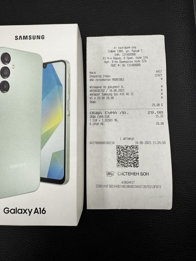 Samsung Galaxy A16 – 6.5” HD+ дисплей – 5000mAh – Dual SIM – Отключен