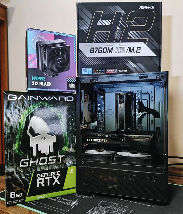 NEW Gaming PC i5 13400F, RTX 3060 Ti, 16GB DDR5 5600, 1TB SSD NVMe