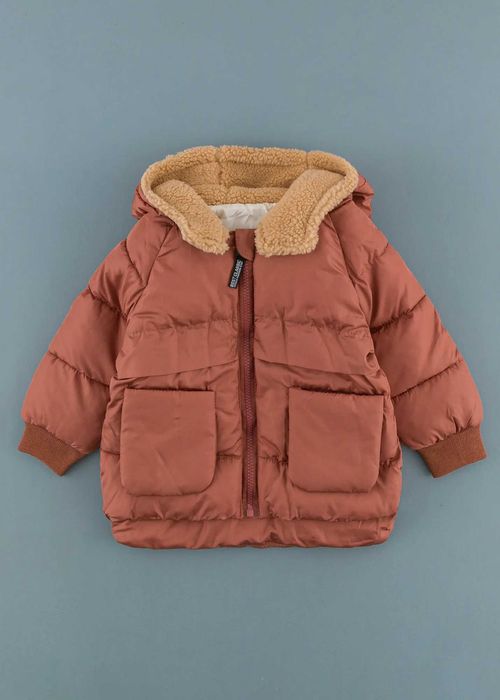 Детско едноцветно яке, Кафяв Цвят