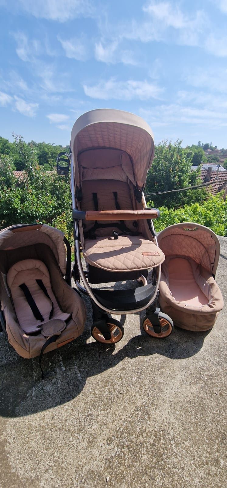 Количка kika boo madrid 3в1